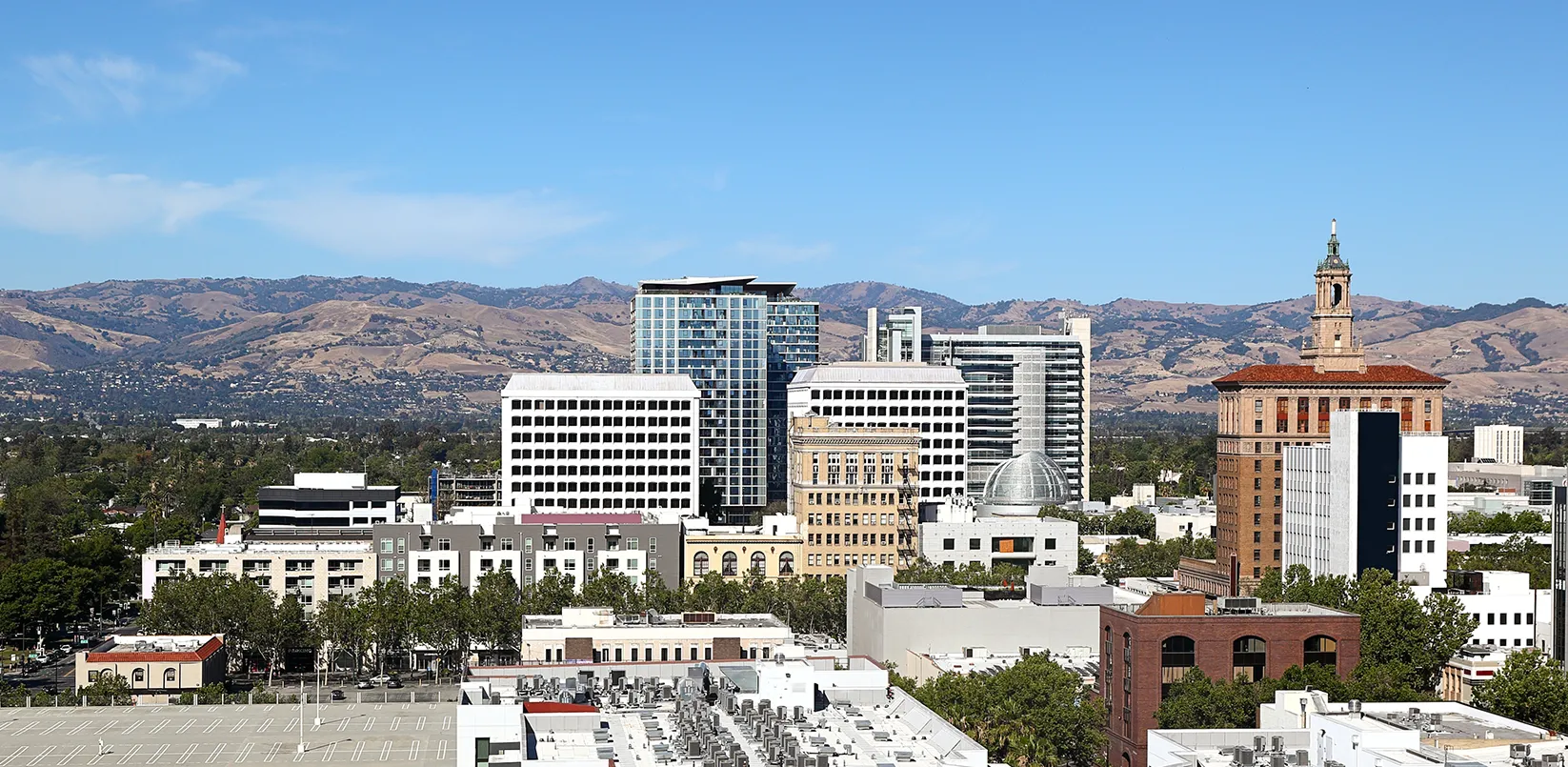 The downtown San Jose skyline